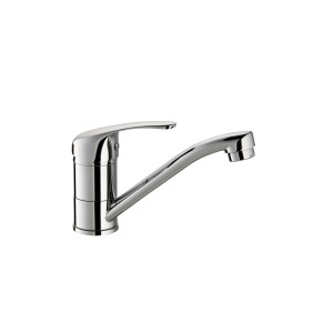 Baterie lavoar Optima Moka M, țeavă metalică 155 mm, cartuș ceramic 35 mm