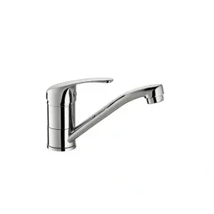Baterie lavoar Optima Moka M, țeavă metalică 155 mm, cartuș ceramic 35 mm