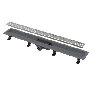 Canal de scurgere Alca APZ10-550 cu sifon anti-miros 29 mm și grătar 550 mm