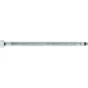 Racord flexibil monocomandă 1/2" scurt 18mm Optima Flexibile 60cm