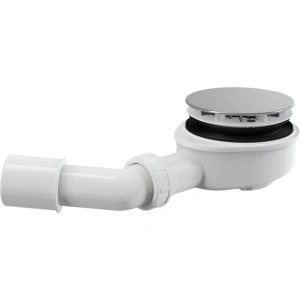 Sifon cădiță duș, înălțime redusă, dimensiune scurgere 90 mm, DN 50, plastic, crom-lucios, A491CR