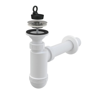 Sifon lavoar DN40 cu sită din oţel inoxidabil DN63 A41