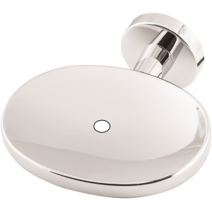 Suport săpun Optima Aida tip disc, cromat, montaj pe perete, 11x10 cm