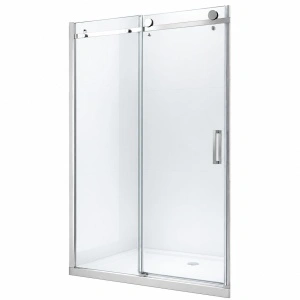 Ușă de nișă Optima Majest Door 120 cm, sticlă securizată 8 mm, profil cromat, ușă culisantă, Nano Easy Clean