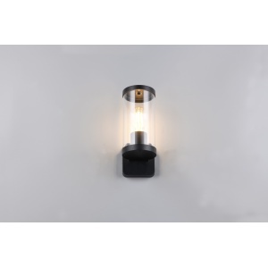 Aplica de Perete Lunus Flamina E27 7W, Gri Mat, IP44 - Img 4