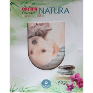 Capac WC Optima Natura Căței, MDF, 43,5 x 37,5 cm - Img 4