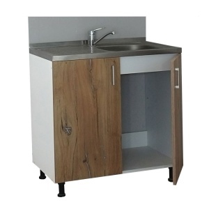 Mobilier bucătărie Tender Kit, Inferior, 80cm, Stejar celtic - Img 2
