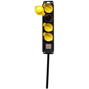 Prelungitor Lunus 15M 4 Prize + Intrerupator IP44 H07RN-F3G2.5 - Img 2