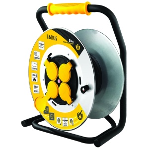 Prelungitor metalic pe rola cu tambur 50M Lunus H07RN-F3x1.5mm - Img 2