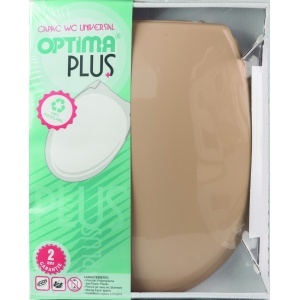 Capac WC universal Optima Plus Bahama Bej, polipropilenă, 44 x 37,5 cm - Img 4