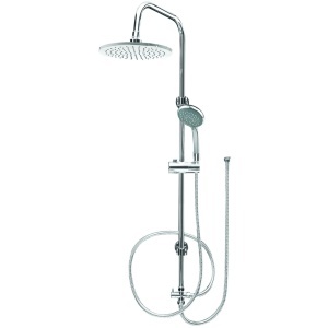 Coloană de duș Optima Caldera din oțel inoxidabil, reglabilă 85–135 cm