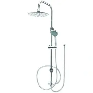 Coloană de duș Optima Caldera din oțel inoxidabil, reglabilă 85–135 cm