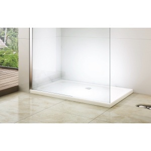 Paravan de duș walk-in Optima Nobless Eco 100x200 cm, sticlă securizată 6 mm, profil aluminiu cromat - Img 3