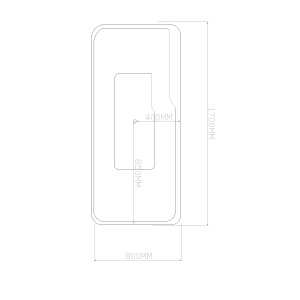 Cada freestanding Optima Luma 170x80x65cm - Img 4