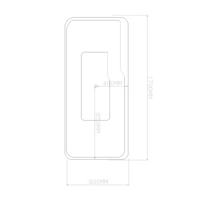 Cada freestanding Optima Luma 170x80x65cm - Img 4