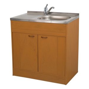 Mască chiuvetă inox Crina Fag 80X50 - Img 2