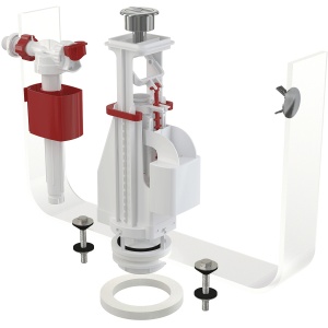 Set mecanism WC cu acţionare dublă SA08A 1/2" CHROM
