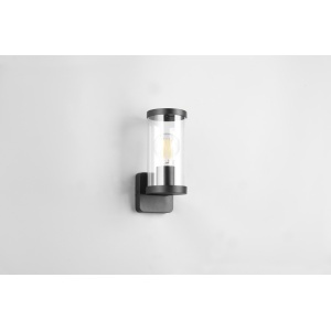 Aplica de Perete Lunus Flamina E27 7W, Gri Mat, IP44 - Img 5