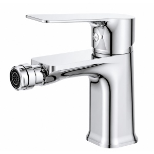 Baterie bideu Optima Onix, cartuș ceramic Sedal Ø35 mm, aerator Neoperl, finisaj crom lucios