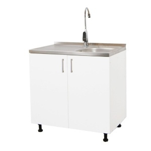 Mobilier bucătărie Tender Kit, Inferior, 80cm, Alb