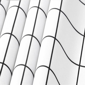 Perdea baie textilă 180×200 cm – Small Grid - Img 4