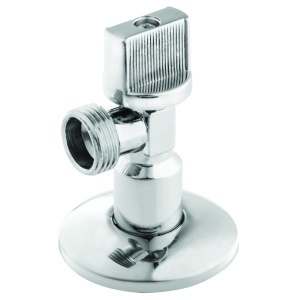 Robinet colțar sferic 1/2"x3/4" Bazic Optima Rida