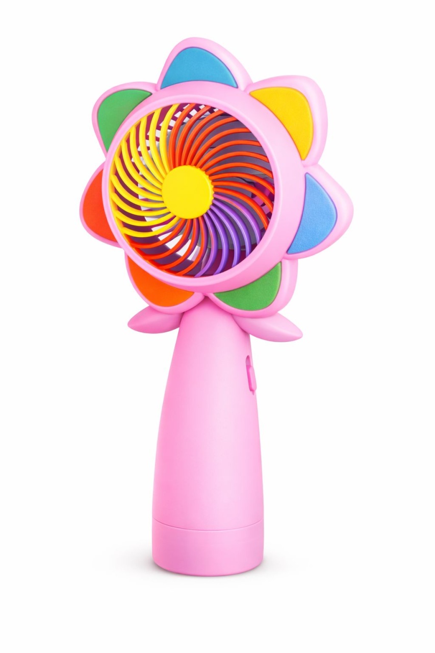 Ventilator mini LED reincarcabil compact