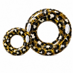 Colac Gonflabil Leopard 120 cm – Colac de Înot cu Model Animal Print pentru Piscină și Plajă - Img 2