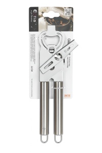 Deschizator Conserva si Sticle 22 cm Inox , Etnia High Quality