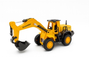Excavator Jucarie 31x13 cm cu Brat Mobil , Utilaj Constructii Mare pentru Copii 3+ - Img 2