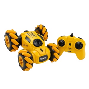 Masinuta Stunt 4x4 cu Deformare si Roti 360 , Telecomanda 2.4G , Super Racing Car, 40x30cm