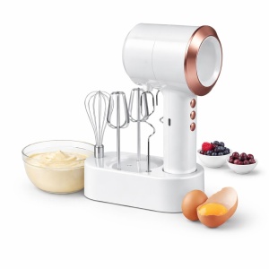 Mixer electric 3 in 1 cu suport si accesorii pentru mixare, batere si framantare