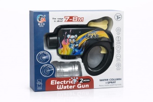 Pistol electric de apa pentru copii cu 2 moduri jet, model urs colorat