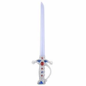 Sabie de jucărie cu lumini LED, 70 cm – sabie din plastic pentru copii, efecte luminoase