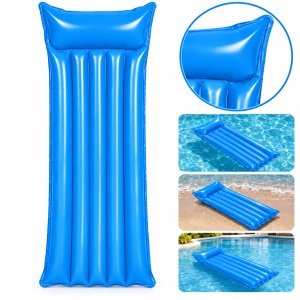 Saltea Gonflabilă Albastră pentru Plajă și Piscină, 183 x 69 cm