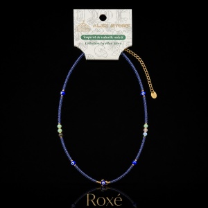 Set 12 Coliere Roxe, 40cm, Reglabile cu Margele Colorate si Elemente Decorative - Img 4