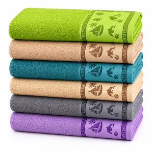 Set 12 Prosoape de Baie 70x140 cm – Prosoape Mari din Poliester, 6 Culori Elegante, Moi și Absorbante