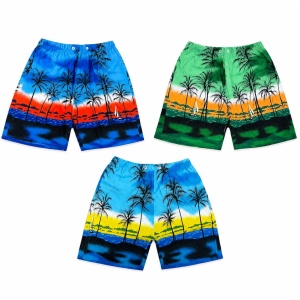 Set 12 Sorturi de Baie Bărbați Tropicale – Culori și Mărimi Asortate, Uscare Rapidă, Model Palmieri