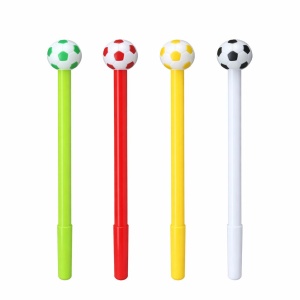 Set 48 pixuri cu pastă și figurină minge de fotbal, model sportiv pentru copii, diverse culori