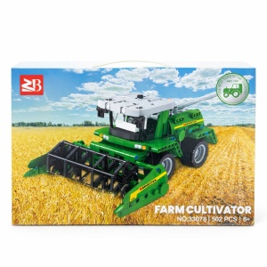 Set Constructie Combina Agricola Verde, 502 Piese, 38 cm