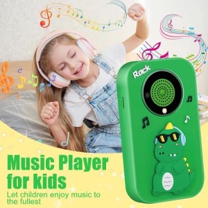 Telefon copii model dinozaur verde cu camera jocuri muzica si ecran color - Img 4