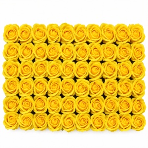 Trandafiri de săpun galbeni, set 50 de bucăți, 5 cm - Img 2