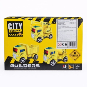 Camion de construcții cu lumini și telecomandă din plastic City Builders - Img 3
