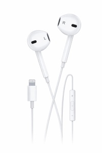 Casti stereo cu fir Lightning pentru iPhone, microfon si control volum - Img 3