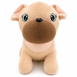 Jucărie de pluș cățeluș bej 30 cm – design adorabil