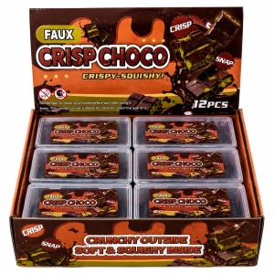 Jucărie Squishy Antistres Ciocolată Crispy – Crocantă la Exterior, Moale la Interior - Img 2