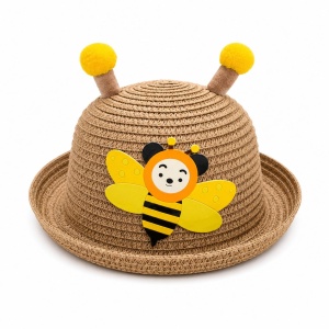 Palarie de Vara Maro pentru Copii, cu Design Albina si Protectie UV