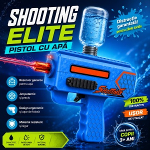 Pistol cu Apă pentru Copii, Rezervor Mare, Jet Puternic, Model Aleatoriu, Jucărie de Vară 3+ Ani - Img 2