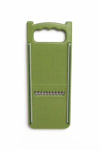 Răzătoare de bucătărie tip mandolină, plastic Verde, control ergonomic