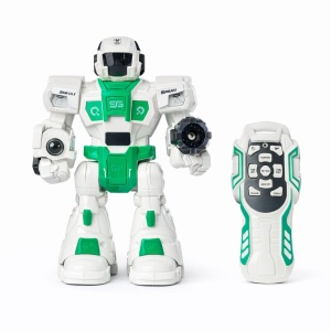 Robot interactiv cu telecomandă, funcții multiple, lumini și sunete, plastic